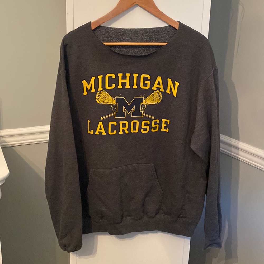 Michigan lacrosse sweatshirt